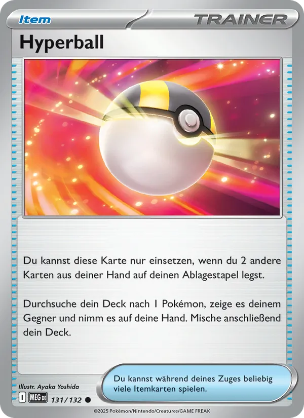 Karte Hyperball aus Mega-Entwicklung, Nummer 131/132