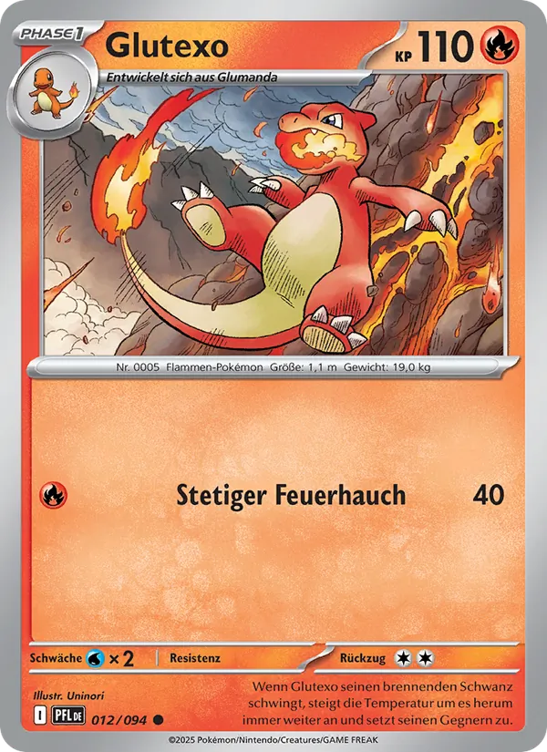 Karte Glutexo aus Fatale Flammen, Nummer 012/94