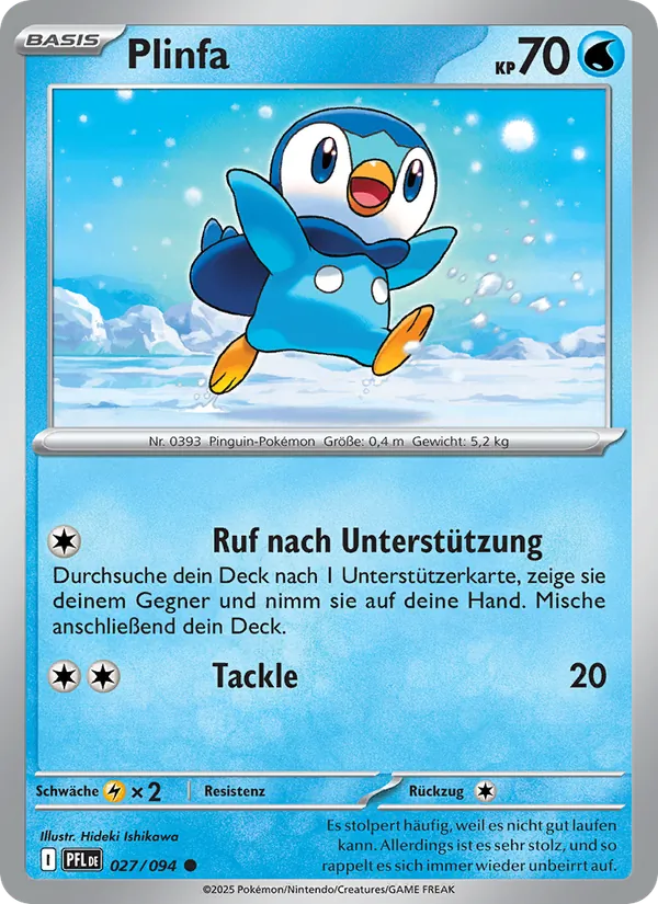 Karte Plinfa aus Fatale Flammen, Nummer 027/94
