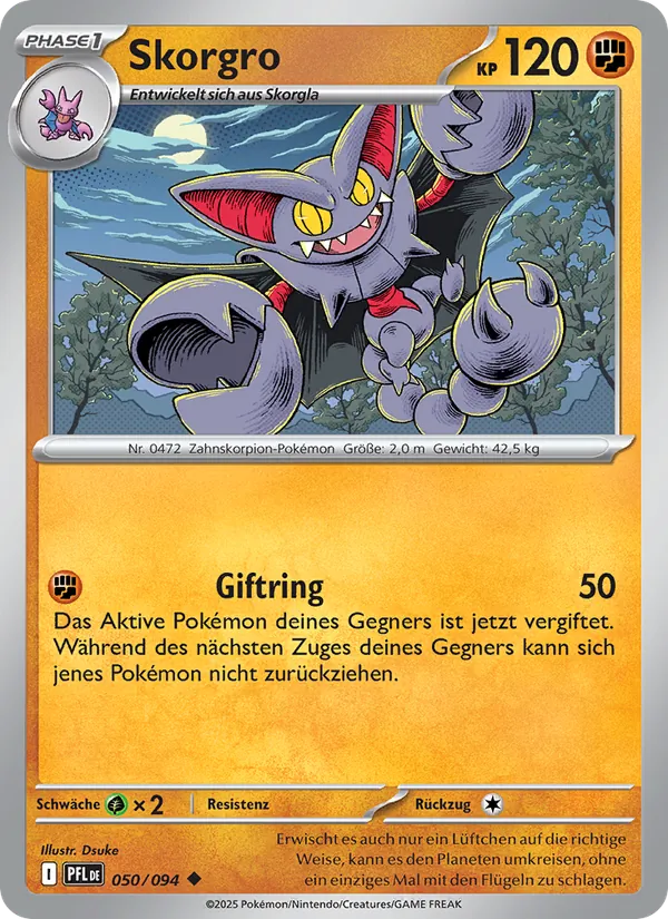 Karte Skorgro aus Fatale Flammen, Nummer 050/94