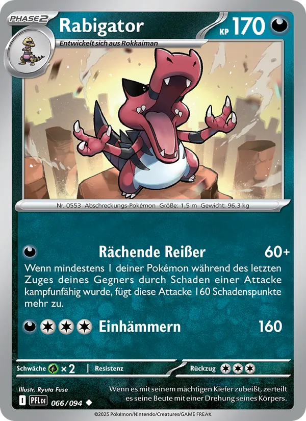 Karte Rabigator aus Fatale Flammen, Nummer 066/94