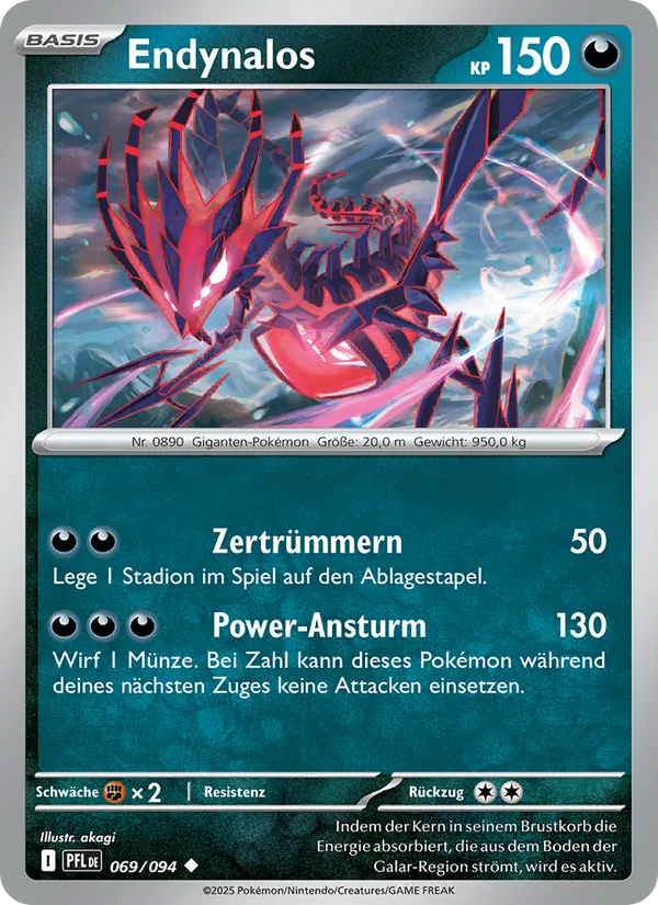 Karte Endynalos aus Fatale Flammen, Nummer 069/94