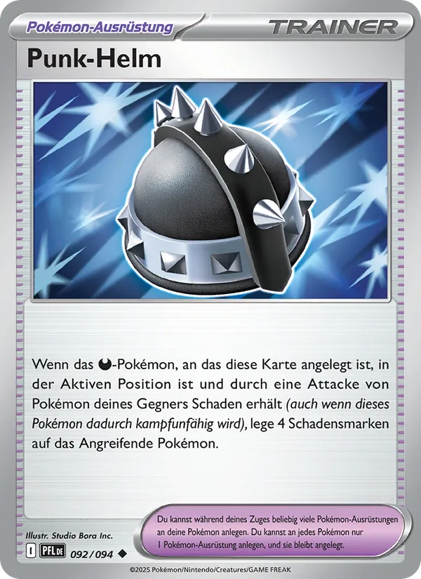 Karte Punk-Helm aus Fatale Flammen, Nummer 092/94