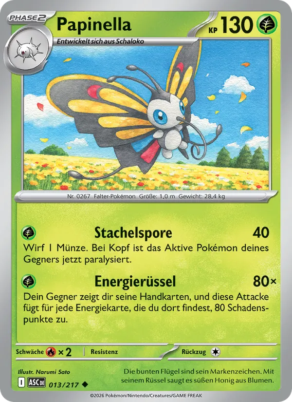 Karte Papinella aus Erhabene Helden, Nummer 013/217