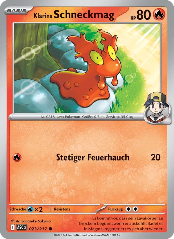 Karte Klarins Schneckmag aus Erhabene Helden, Nummer 023/217
