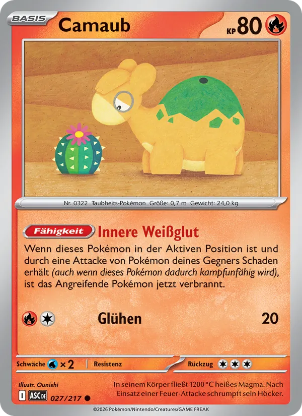 Karte Camaub aus Erhabene Helden, Nummer 027/217