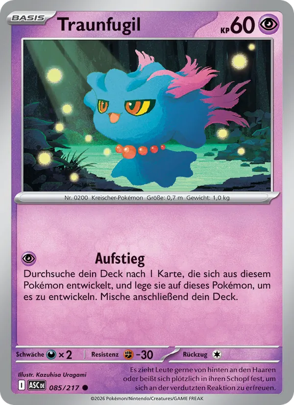 Karte Traunfugil aus Erhabene Helden, Nummer 085/217