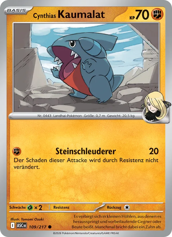 Karte Cynthias Kaumalat aus Erhabene Helden, Nummer 109/217