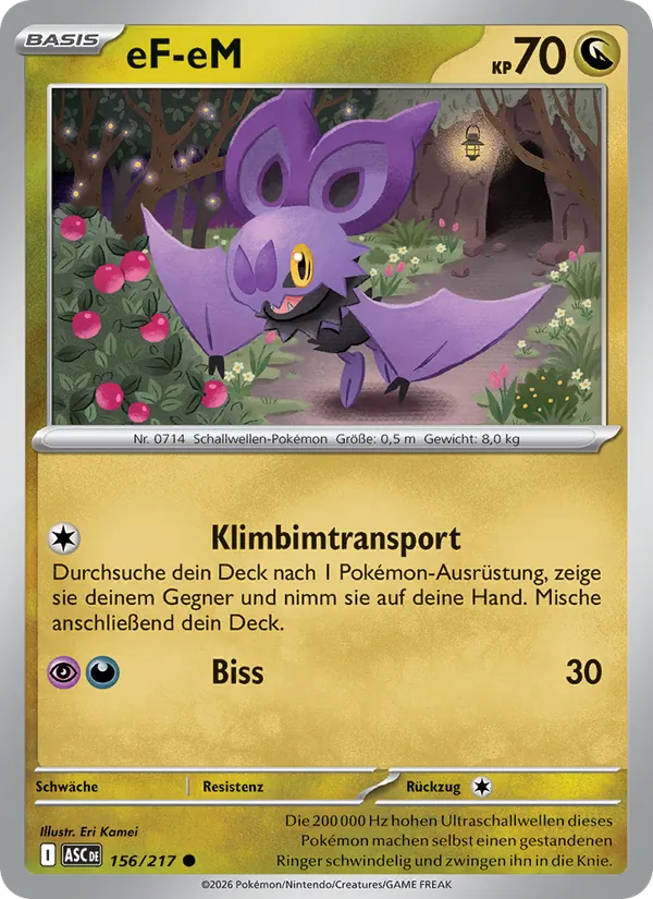 Karte eF-eM aus Erhabene Helden, Nummer 156/217