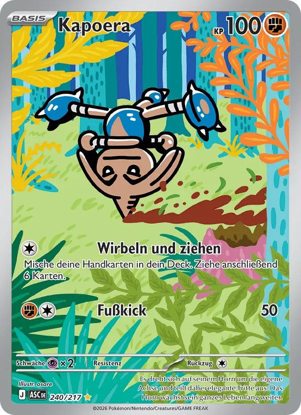 Karte Kapoera aus Erhabene Helden, Nummer 240/217