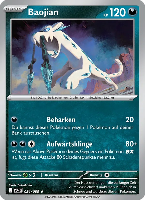 Karte Baojian aus Optimale Ordnung, Nummer 054/88