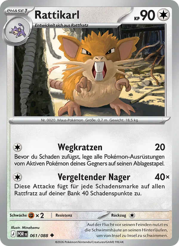 Karte Rattikarl aus Optimale Ordnung, Nummer 061/88