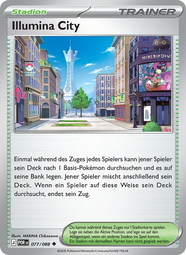 Karte Illumina City aus Optimale Ordnung, Nummer 077/88