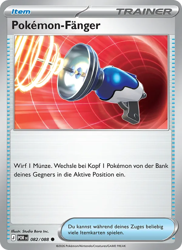 Karte Pokémon-Fänger aus Optimale Ordnung, Nummer 082/88