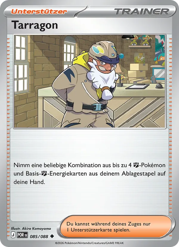Karte Tarragon aus Optimale Ordnung, Nummer 085/88