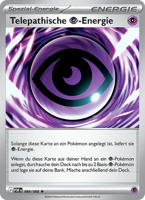 Karte Telepathische Psychic-Energie aus Optimale Ordnung, Nummer 088/88
