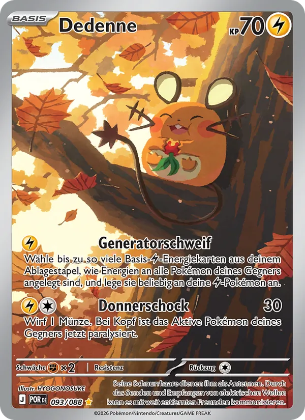 Karte Dedenne aus Optimale Ordnung, Nummer 093/88