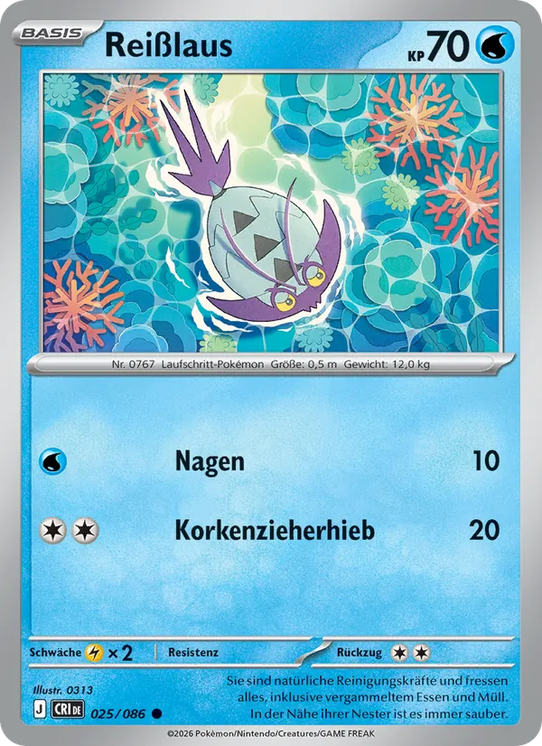 Karte Reißlaus aus Wachsendes Chaos, Nummer 025/86