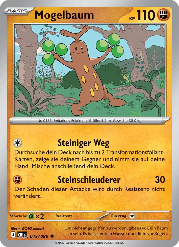 Karte Mogelbaum aus Wachsendes Chaos, Nummer 043/86