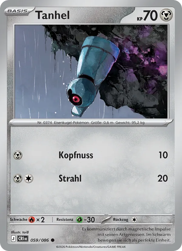 Karte Tanhel aus Wachsendes Chaos, Nummer 059/86