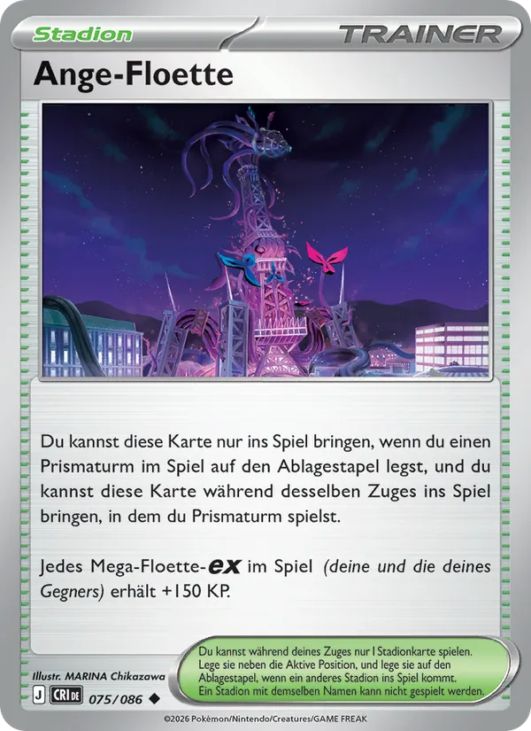 Karte Ange-Floette aus Wachsendes Chaos, Nummer 075/86