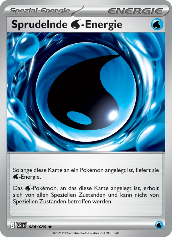 Karte Sprudelnde Water-Energie aus Wachsendes Chaos, Nummer 084/86