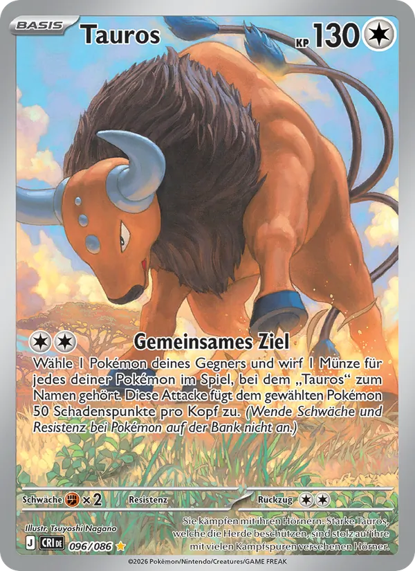 Karte Tauros aus Wachsendes Chaos, Nummer 096/86