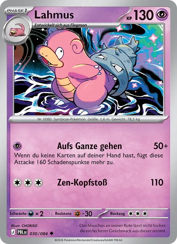 Karte Lahmus aus Dunkelnacht, Nummer 030/84