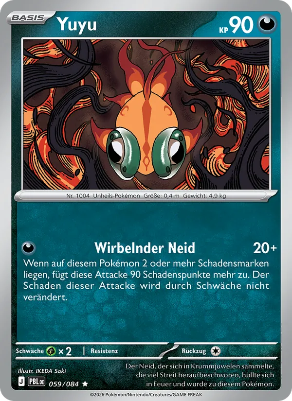 Karte Yuyu aus Dunkelnacht, Nummer 059/84