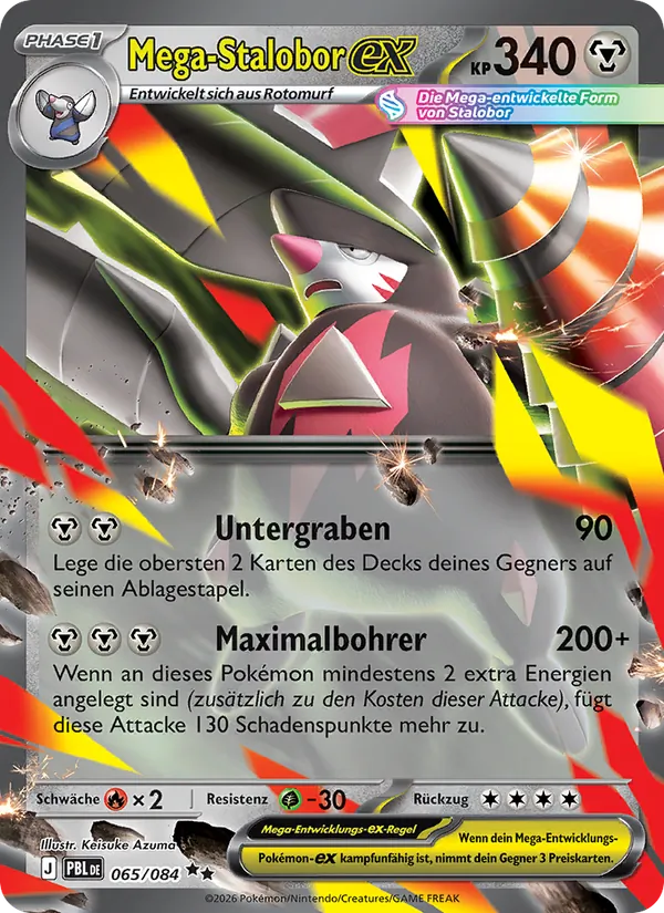 Karte Mega-Stalobor-ex aus Dunkelnacht, Nummer 065/84