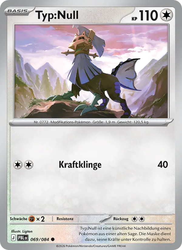 Karte Typ:Null aus Dunkelnacht, Nummer 069/84