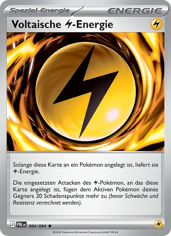 Karte Voltaische Lightning-Energie aus Dunkelnacht, Nummer 084/84