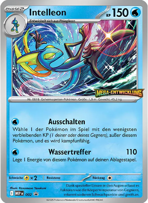 Karte Intelleon aus MEP Black Star Promos, Nummer 002