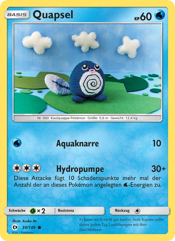 Karte Quapsel aus Sonne & Mond, Nummer 30/149