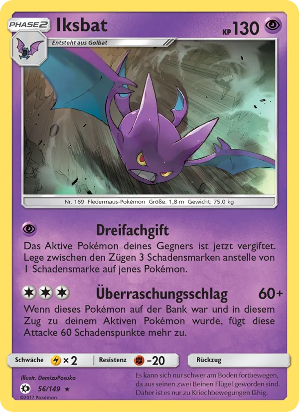 Karte Iksbat aus Sonne & Mond, Nummer 56/149