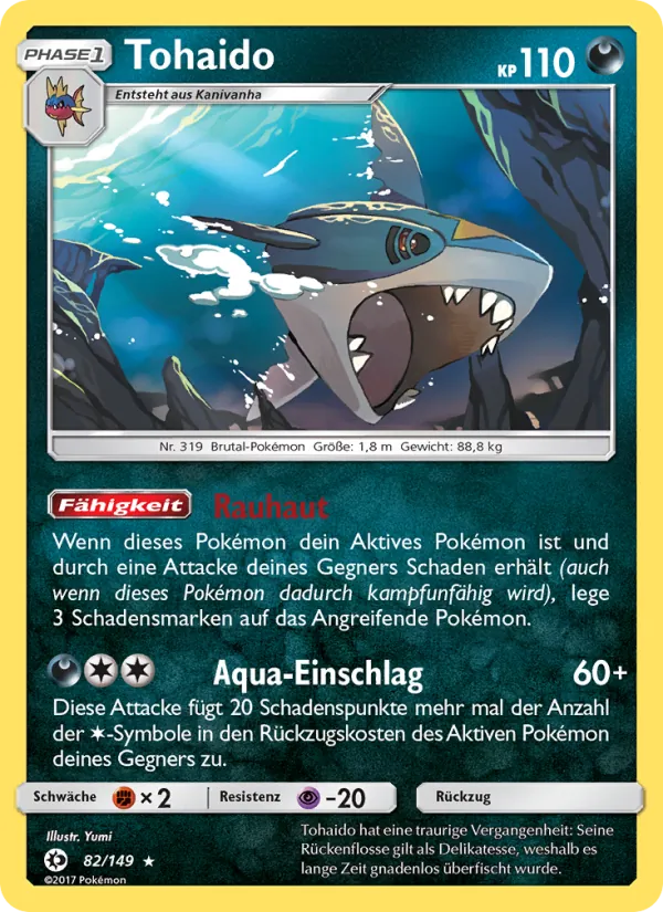 Karte Tohaido aus Sonne & Mond, Nummer 82/149