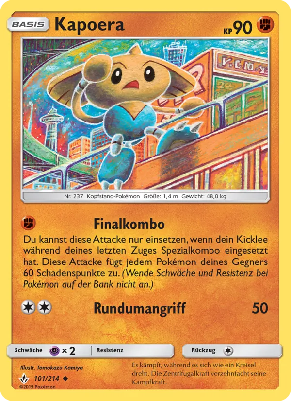 Karte Kapoera aus Kräfte im Einklang, Nummer 101/214