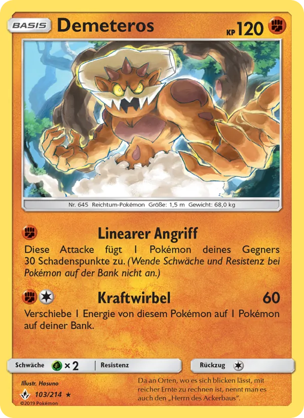 Karte Demeteros aus Kräfte im Einklang, Nummer 103/214