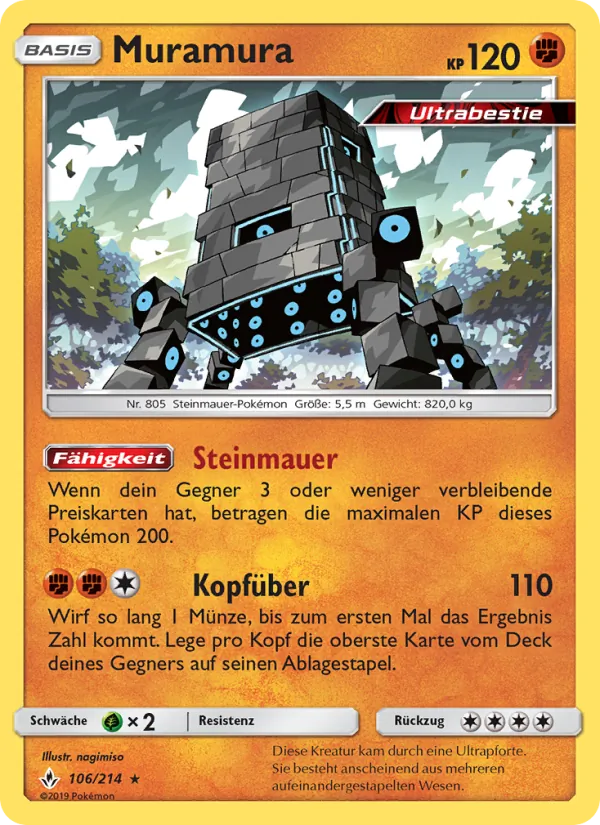 Karte Muramura aus Kräfte im Einklang, Nummer 106/214
