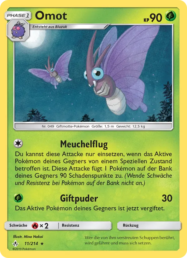 Karte Omot aus Kräfte im Einklang, Nummer 11/214