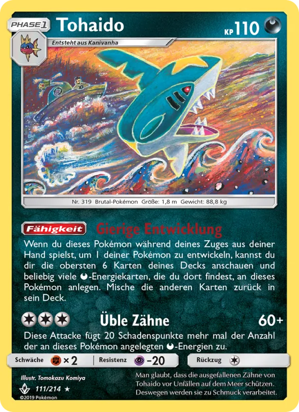 Karte Tohaido aus Kräfte im Einklang, Nummer 111/214