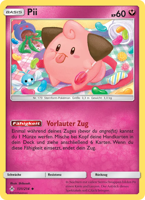Karte Pii aus Kräfte im Einklang, Nummer 131/214