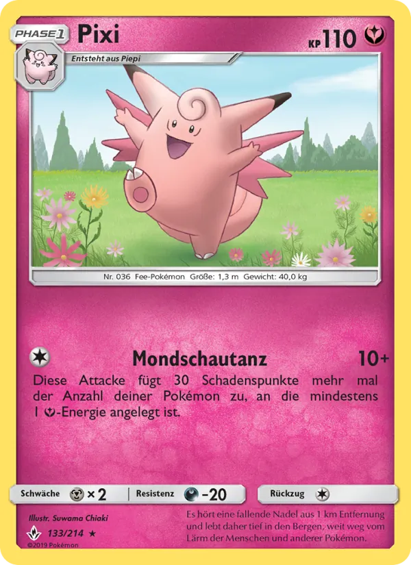 Karte Pixi aus Kräfte im Einklang, Nummer 133/214