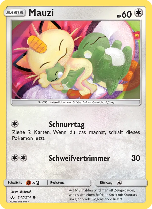 Karte Mauzi aus Kräfte im Einklang, Nummer 147/214