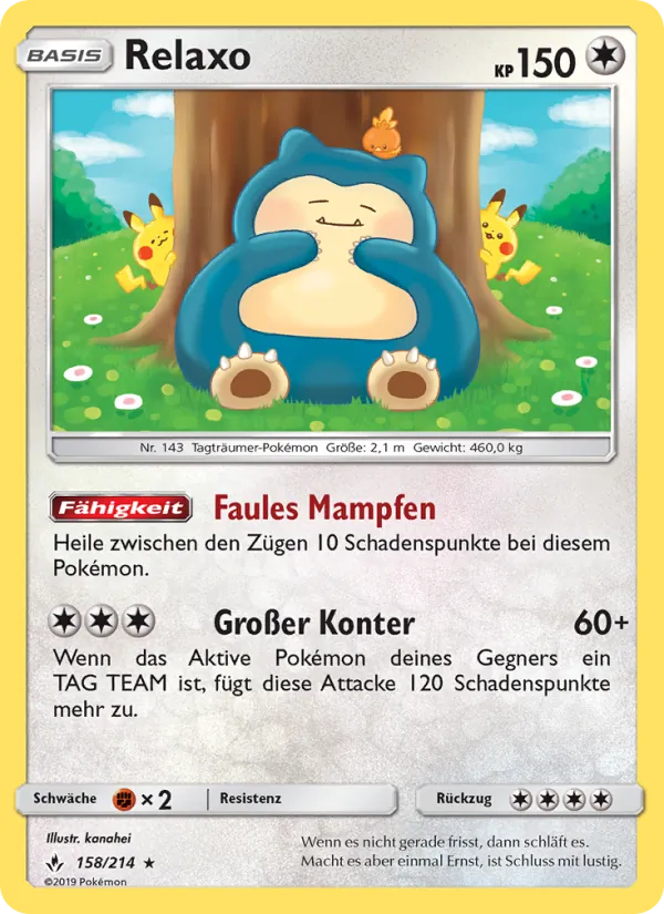 Karte Relaxo aus Kräfte im Einklang, Nummer 158/214