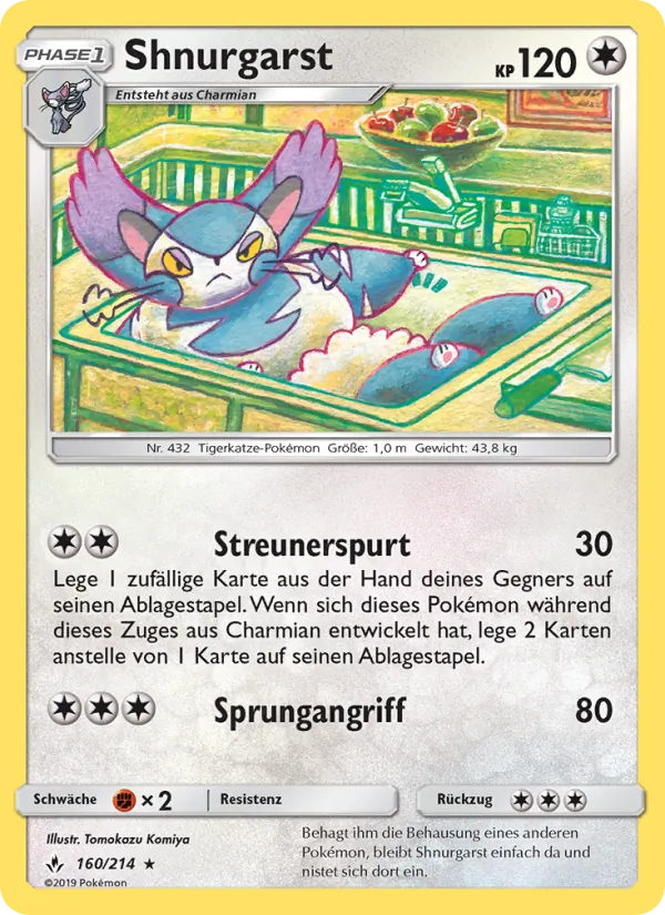 Karte Shnurgarst aus Kräfte im Einklang, Nummer 160/214