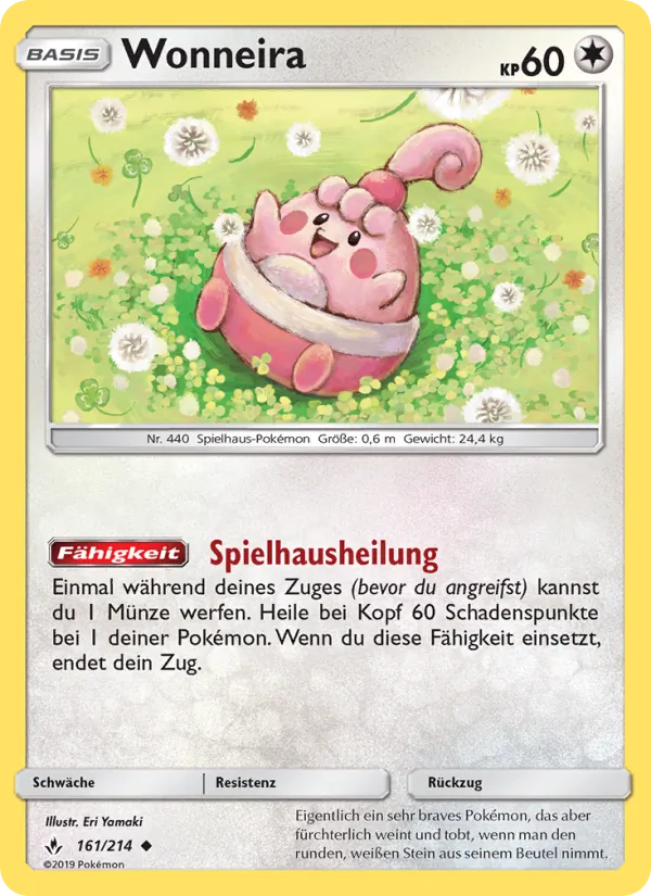 Karte Wonneira aus Kräfte im Einklang, Nummer 161/214