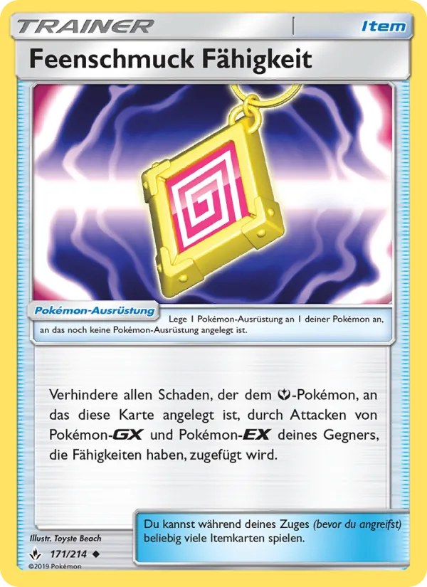 Karte Feenschmuck Fähigkeit aus Kräfte im Einklang, Nummer 171/214
