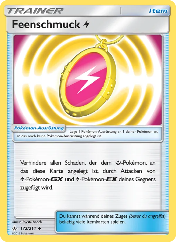 Karte Feenschmuck Lightning aus Kräfte im Einklang, Nummer 172/214