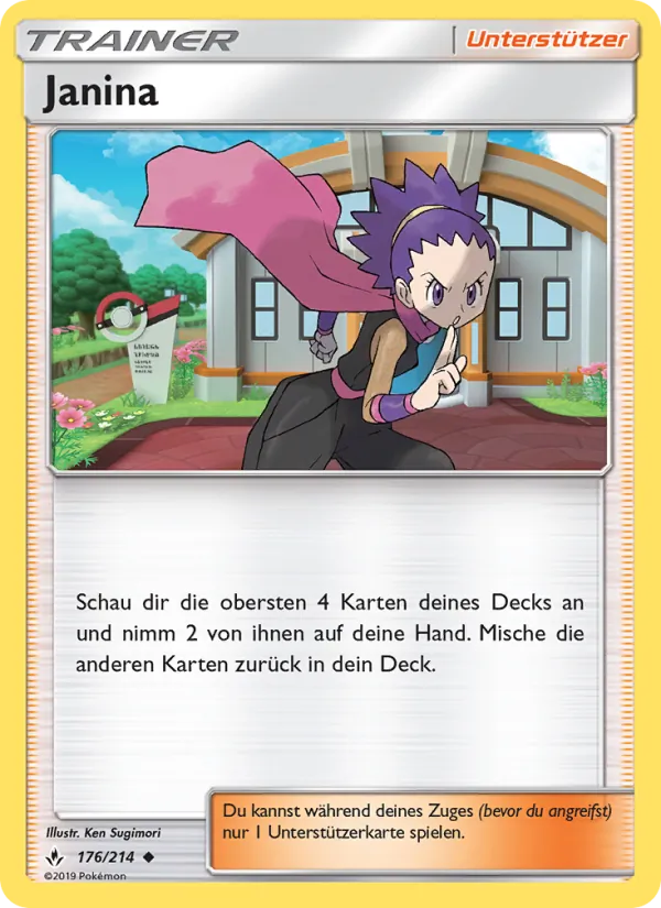 Karte Janina aus Kräfte im Einklang, Nummer 176/214